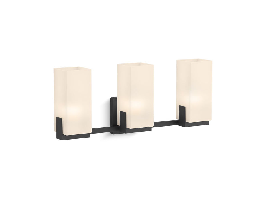 KOHLER K-31494-SC03 Honesty Three-light sconce, matte black - view 3