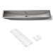 KOHLER K-3156-NA Undertone 43" x 8-1/4" x 6-5/16" Undermount single-bowl trough kitchen sink, includes wire basket and...