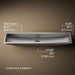 KOHLER K-3156-NA Undertone 43" x 8-1/4" x 6-5/16" Undermount single-bowl trough kitchen sink, includes wire basket and...
