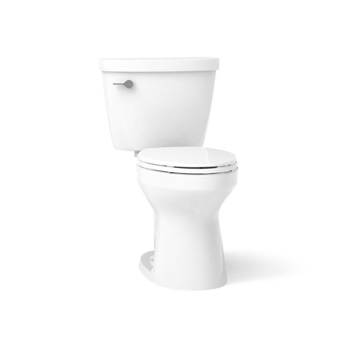 KOHLER K-31620-DRY Cimarron Two-piece Elongated Toilet, 1.6 GPF, White - 3/4 view of product