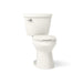 KOHLER K-31621-DRY Cimarron Two-piece Elongated Toilet, 1.28 GPF, Biscuit - 3/4 view of product