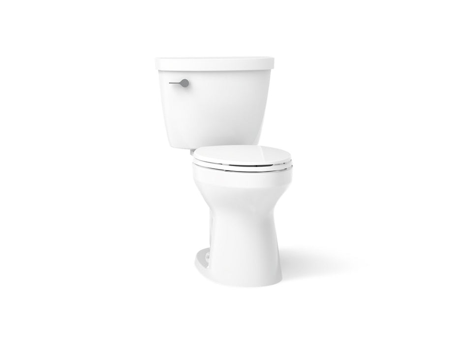 KOHLER K-31621-DRY Cimarron Two-piece Elongated Toilet, 1.28 GPF, White - 3/4 view of product
