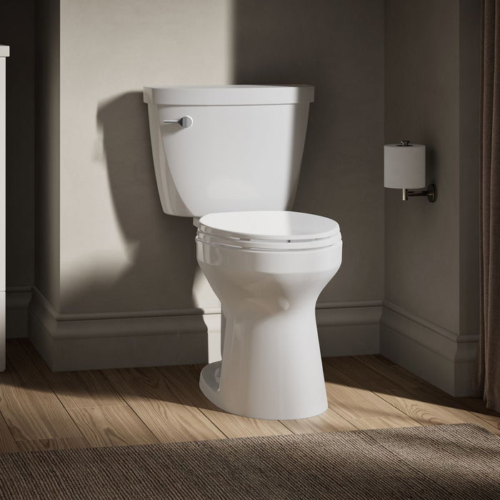 KOHLER K-31621-DRY Cimarron Two-piece Elongated Toilet, 1.28 GPF, White - image focused on single product story