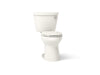 KOHLER K-31621-RA Cimarron Two-piece elongated toilet, 1.28 gpf, biscuit
