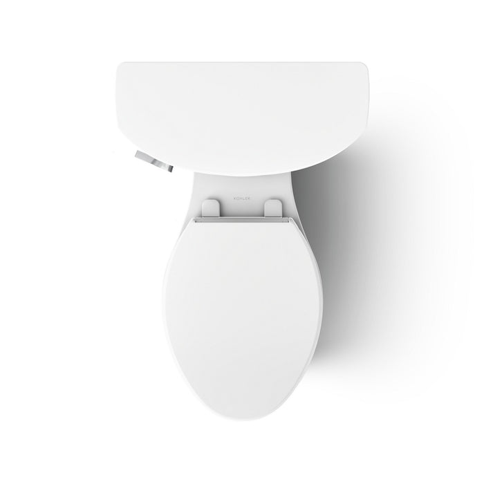 KOHLER K-31626-DRY Cimarron The Complete Solution two-piece elongated toilet, 1.28 gpf, white - view 3