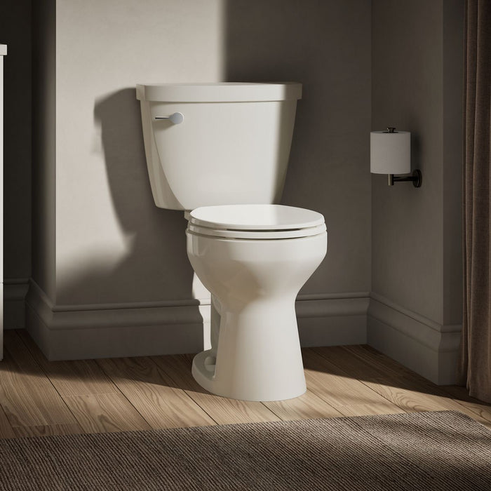 KOHLER K-31640 Cimarron Two-piece round-front toilet, 1.6 gpf - Biscuit