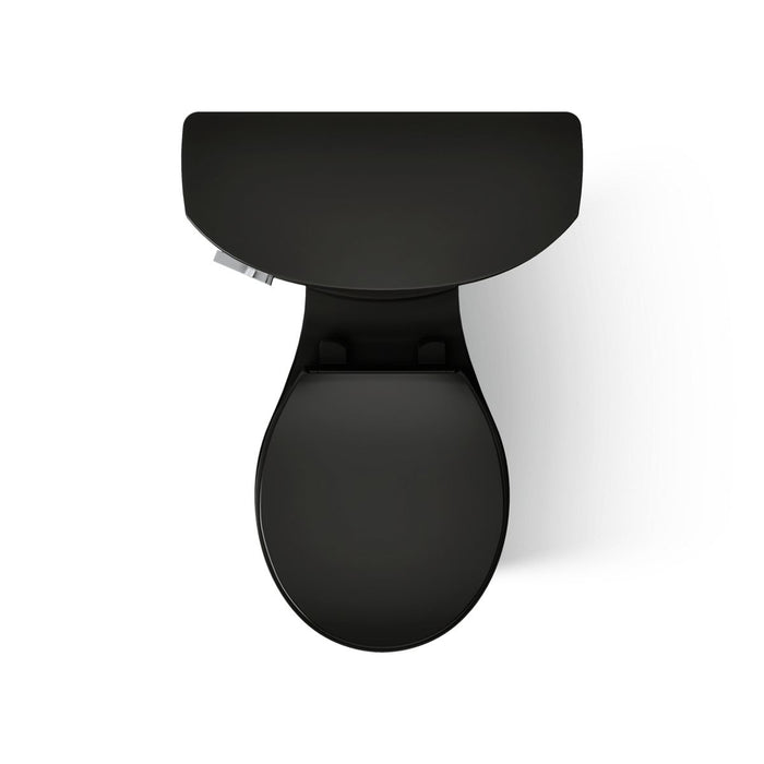 KOHLER K-31640-RA Cimarron Two-piece round-front toilet, 1.6 gpf, black black - view 4