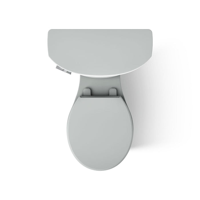 KOHLER K-31640-RA Cimarron Two-piece round-front toilet, 1.6 gpf, ice grey - view 4