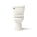 KOHLER K-31641-DRY Cimarron Two-piece Round-front Toilet, 1.28 GPF, Biscuit - front view of product