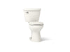 KOHLER K-31641 Cimarron Two-piece round-front toilet, 1.28 gpf, biscuit