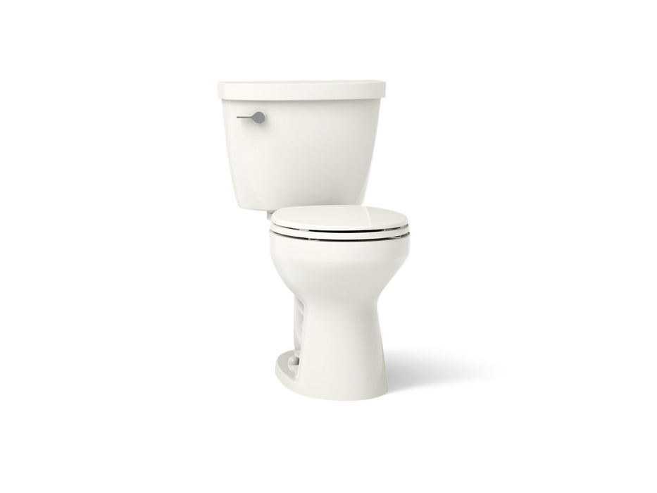 KOHLER K-31641 Cimarron Two-piece round-front toilet, 1.28 gpf, biscuit