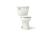 KOHLER K-31641 Cimarron Two-piece round-front toilet, 1.28 gpf, dune