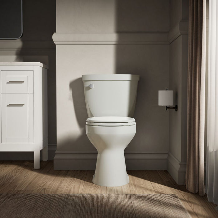 KOHLER K-31641 Cimarron Two-piece round-front toilet, 1.28 gpf