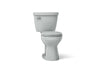 KOHLER K-31641 Cimarron Two-piece round-front toilet, 1.28 gpf, ice grey