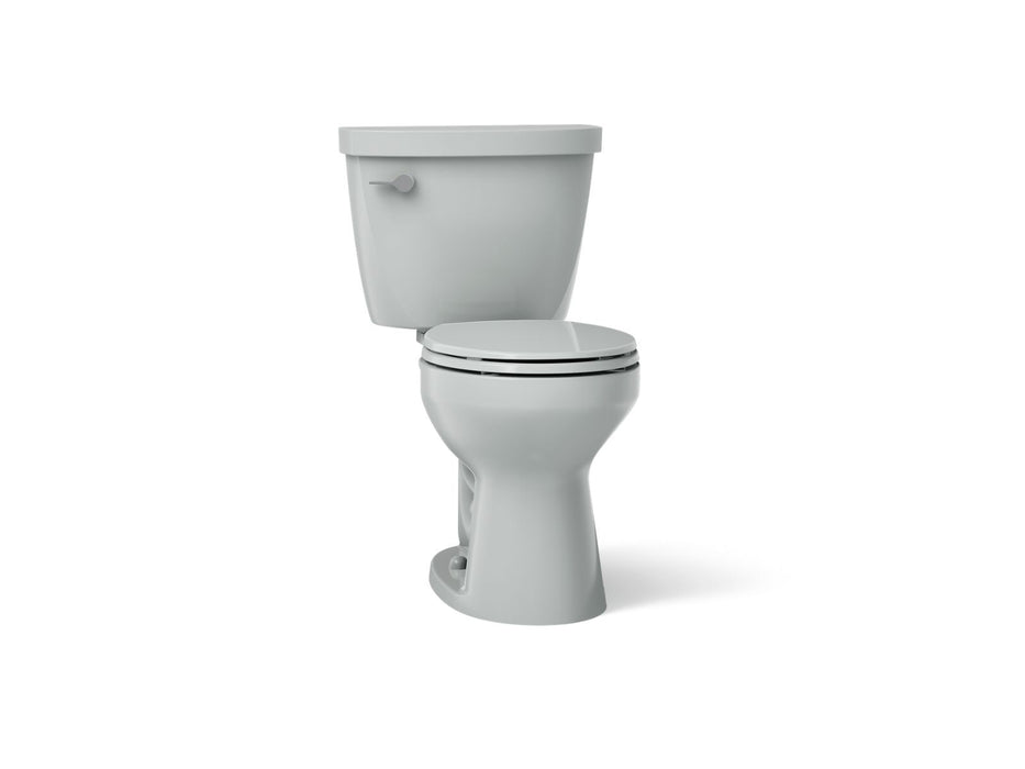 KOHLER K-31641 Cimarron Two-piece round-front toilet, 1.28 gpf, ice grey