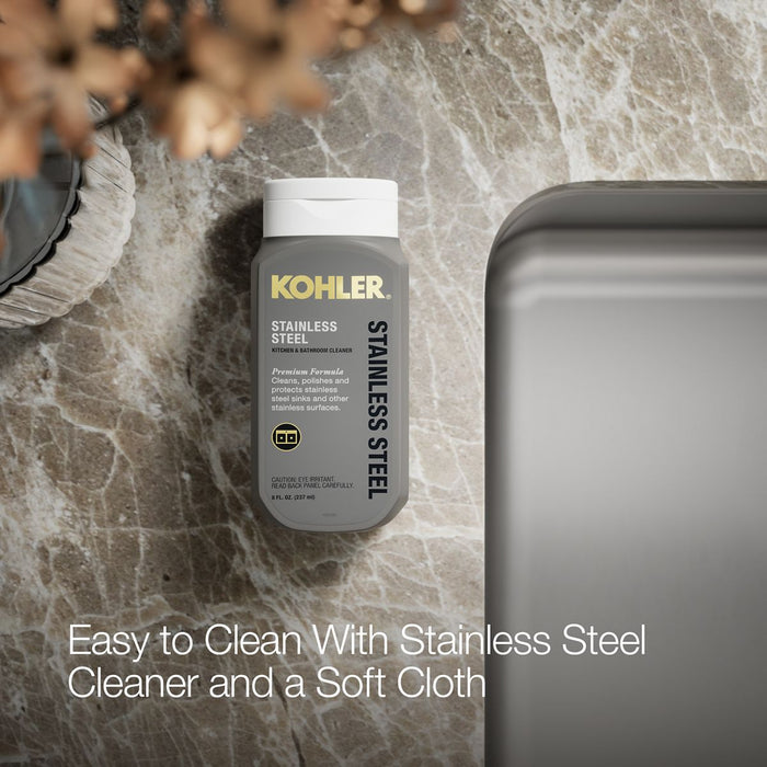 KOHLER K-3174 Undertone 31-1/2" undermount double-bowl kitchen sink, stainless steel - view 3