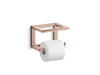 KOHLER K-31750 Draft Pivoting toilet paper holder, vibrant rose gold