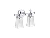KOHLER K-31756-SC02 Riff Two-light sconce, polished chrome