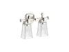 KOHLER K-31756-SC02 Riff Two-light sconce, polished nickel