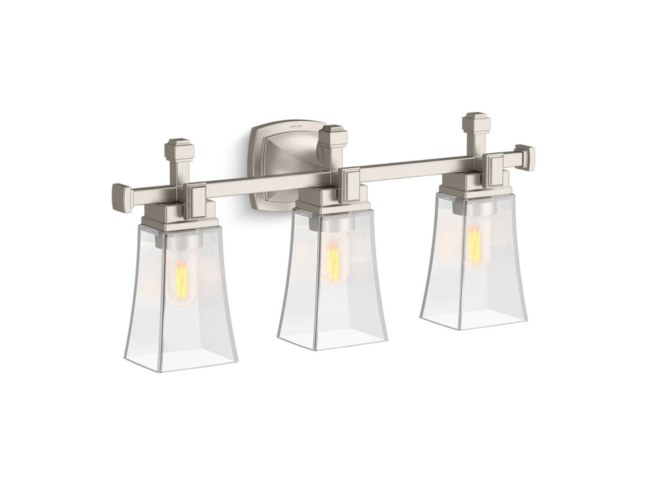KOHLER K-31757-SC03 Riff Three-light sconce, brushed nickel - view 2