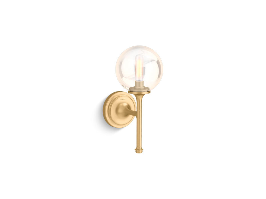 KOHLER K-31761-SC01 Bellera One-light sconce, brushed moderne brass - view 2