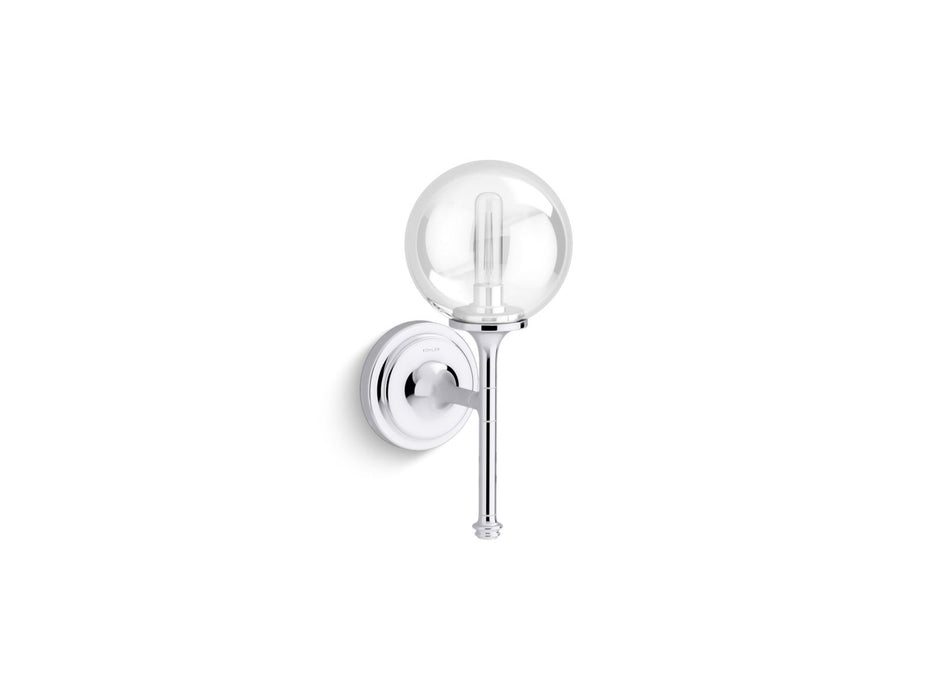 KOHLER K-31761-SC01 Bellera One-light sconce, polished chrome