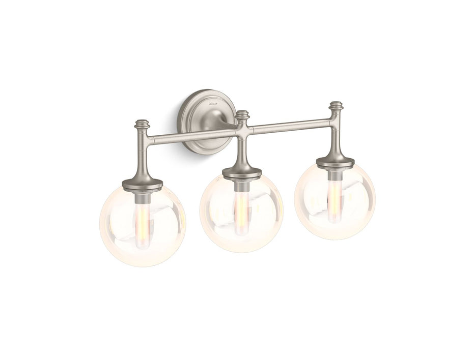 KOHLER K-31763-SC03 Bellera Three-light sconce, brushed nickel - view 2
