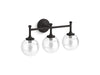 KOHLER K-31763-SC03 Bellera Three-light sconce, matte black