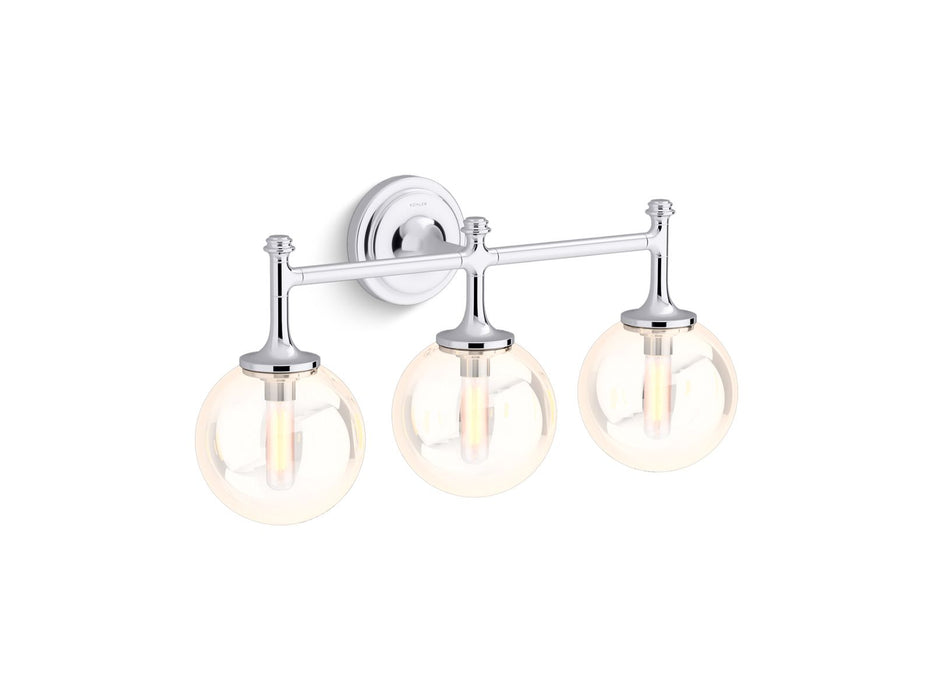 KOHLER K-31763-SC03 Bellera Three-light sconce, polished chrome - view 2