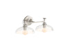 KOHLER K-31769-SC02 Tone Two-light sconce, brushed nickel - view 2