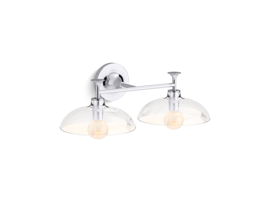 KOHLER K-31769-SC02 Tone Two-light sconce, polished chrome - view 2
