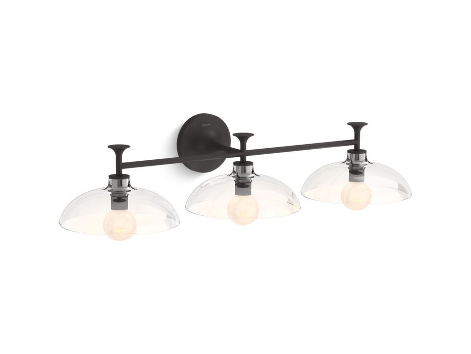 KOHLER K-31770-SC03 Tone Three-light sconce, matte black - view 2