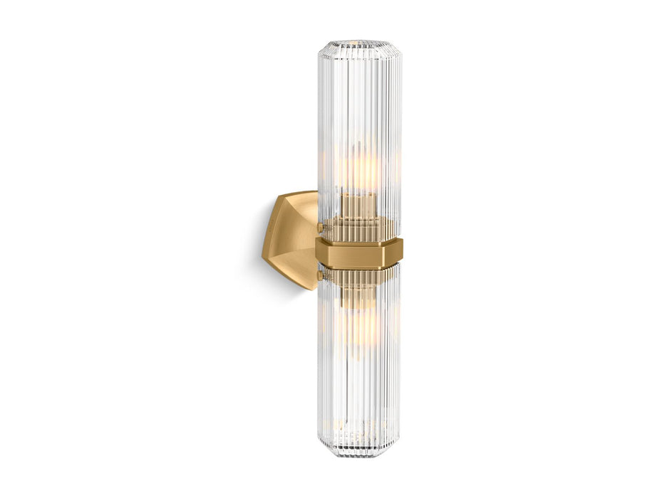 KOHLER K-31777-SC02 Occasion Two-light sconce, brushed moderne brass - view 2