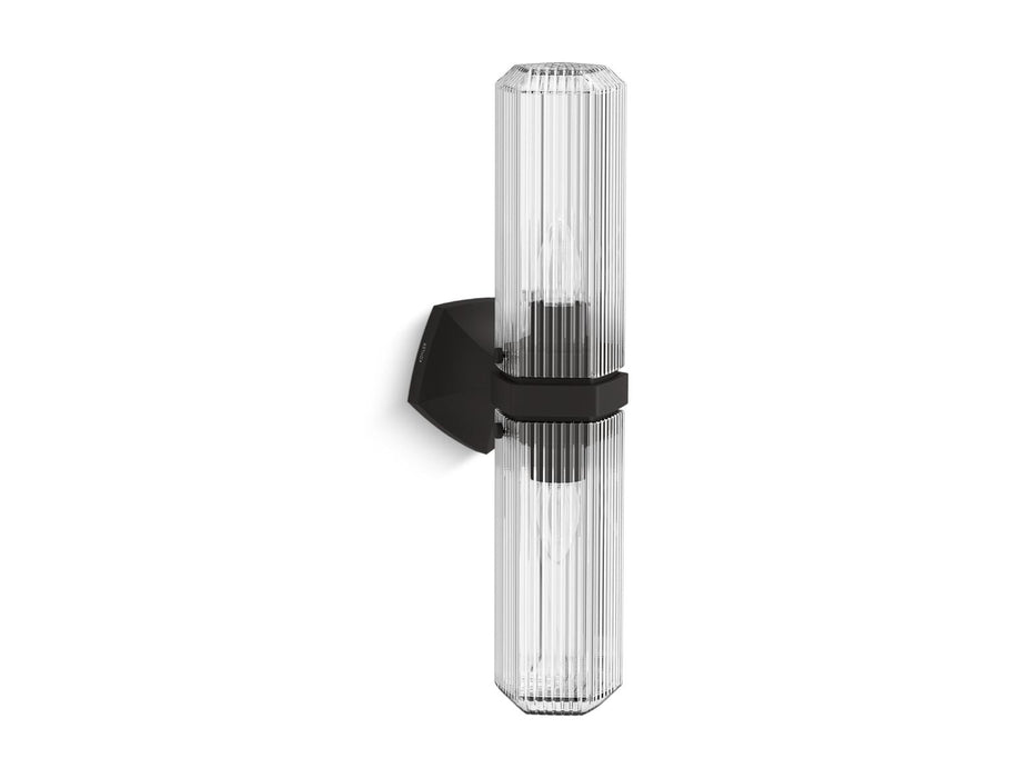 KOHLER K-31777-SC02 Occasion Two-light sconce, matte black