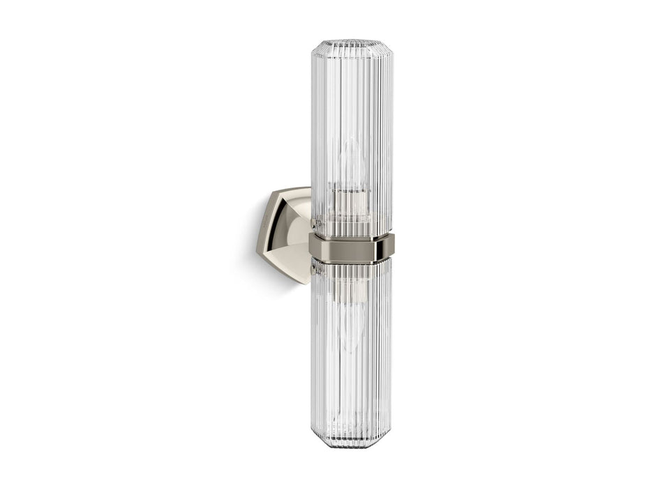 KOHLER K-31777-SC02 Occasion Two-light sconce, polished nickel
