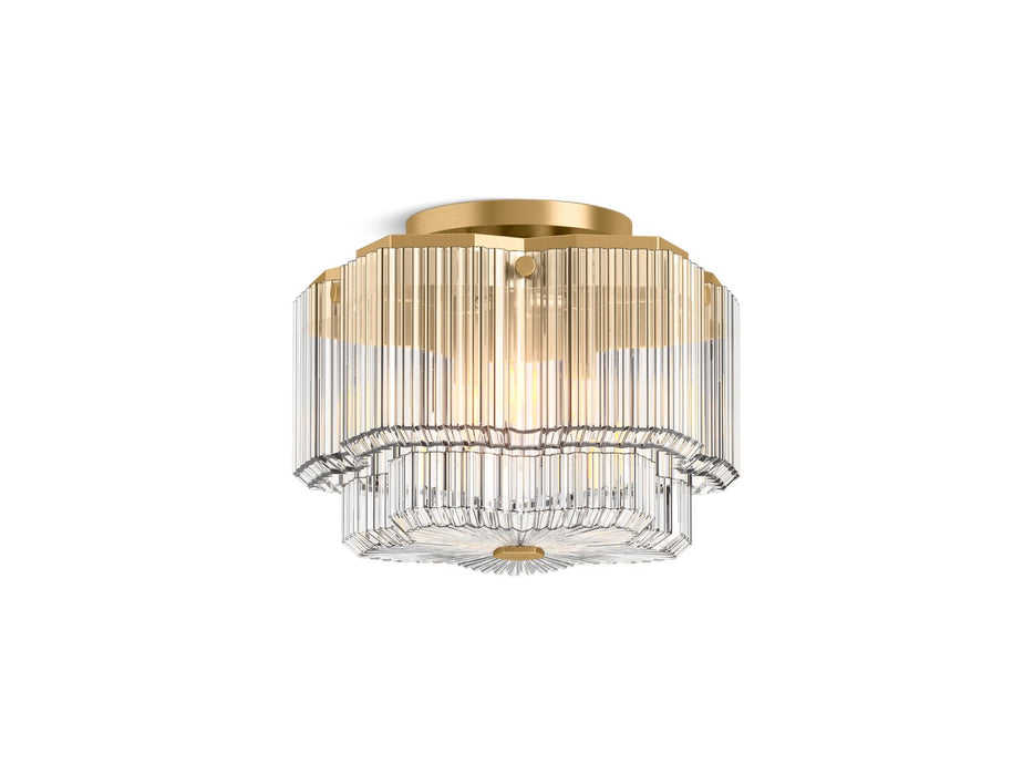KOHLER K-31780-FM03 Occasion 15" flush-mount, brushed moderne brass - view 2