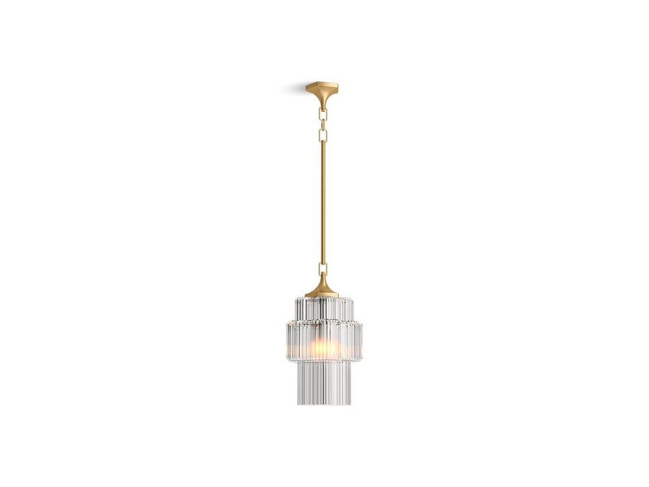 KOHLER K-31781-PE03 Occasion 12" pendant, brushed moderne brass - view 2