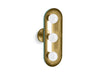 KOHLER K-31784-SC03 Jabot Three-light sconce, jade w brushed moderne brass accents