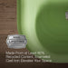 KOHLER K-3200-PAT Brockway 36" wall-mount utility sink, teal exterior with fresh green interior - view 3