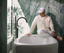 KOHLER K-32131 Landshapes 69-1/2" x 34-1/2" freestanding bath, honed white - view 2