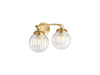 KOHLER K-32253-SC02 Embra by Studio McGee Two-light sconce, brushed moderne brass - view 2