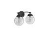 KOHLER K-32253-SC02 Embra by Studio McGee Two-light sconce, matte black