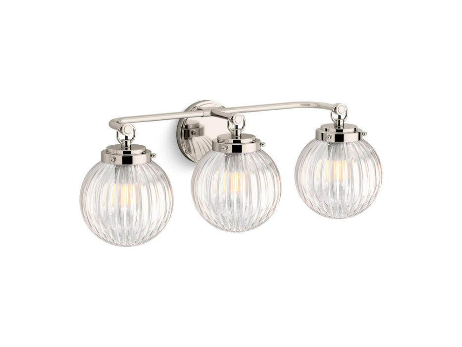 KOHLER K-32254-SC03 Embra by Studio McGee Three-light sconce, polished nickel - view 2