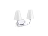 KOHLER K-32256-SC02 Kernen by Studio McGee Two-light sconce, polished chrome