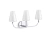 KOHLER K-32257-SC03 Kernen by Studio McGee Three-light sconce, polished chrome