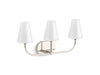 KOHLER K-32257-SC03 Kernen by Studio McGee Three-light sconce, polished nickel