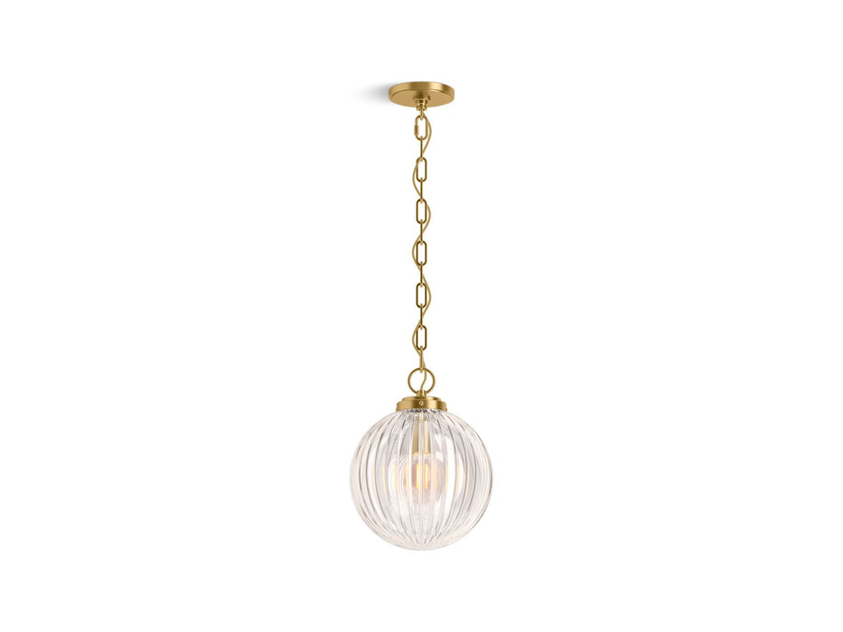 KOHLER K-32258-PE01 Embra by Studio McGee 10" pendant, brushed moderne brass - view 2