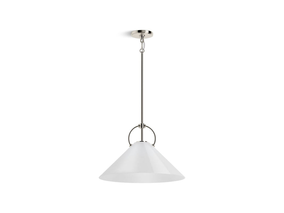 KOHLER K-32261-PE01 Kernen by Studio McGee 18" pendant, polished nickel