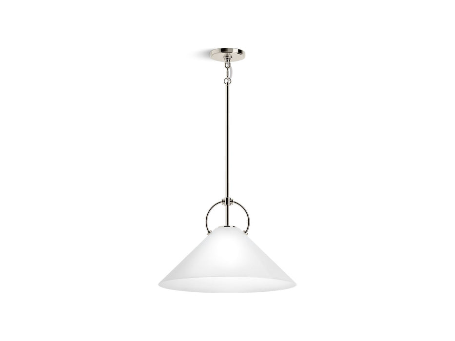 KOHLER K-32261-PE01 Kernen by Studio McGee 18" pendant, polished nickel - view 2