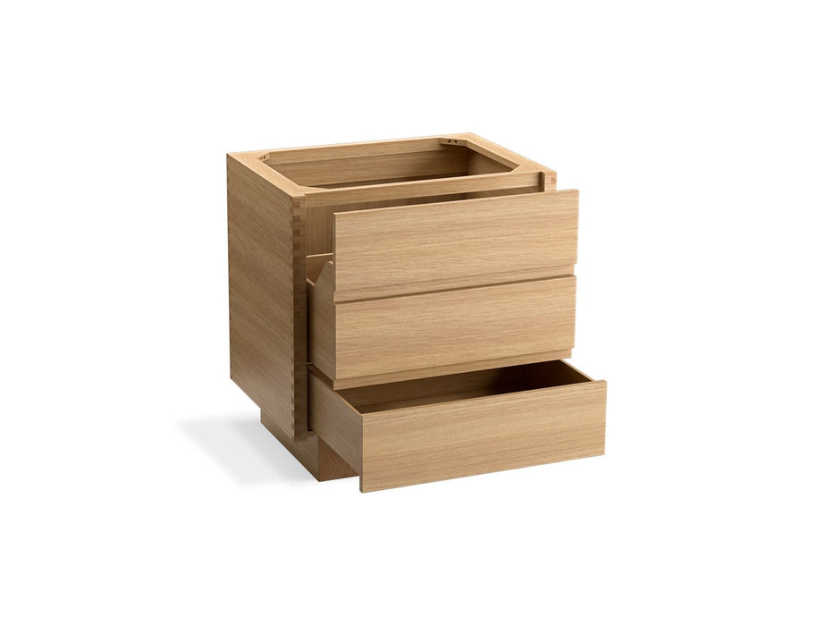 KOHLER K-32264 Landshapes 30" bathroom vanity cabinet, stratified oak - view 2